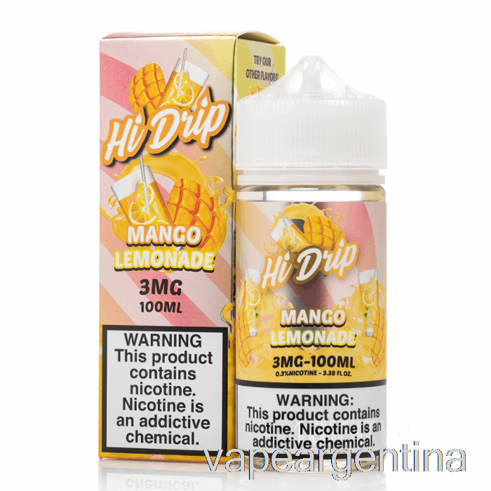 Limonada De Mango - E-líquidos De Alto Goteo - 100ml 3mg Vape Descartable